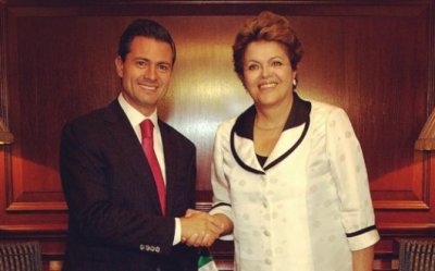 Enrique Peña y Dilma Rousseff