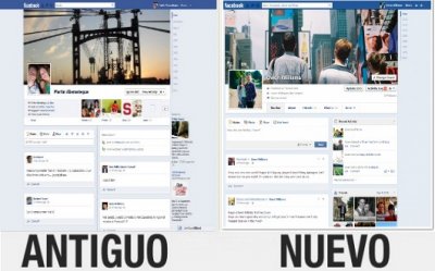 Nuevo diseño de Facebook