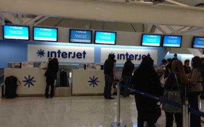 Mostradores de Interjet