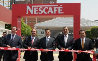 Inauguración de planta Nescafé