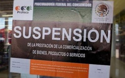 Sellos de suspensión de Profeco