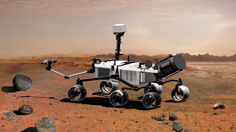 Rover de exploración en Marte