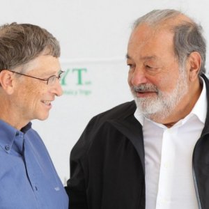 Bill Gates y Carlos Slim