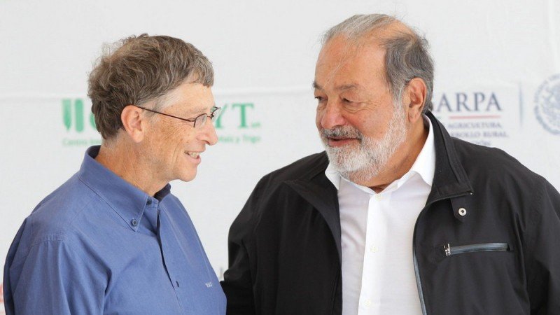 Bill Gates y Carlos Slim