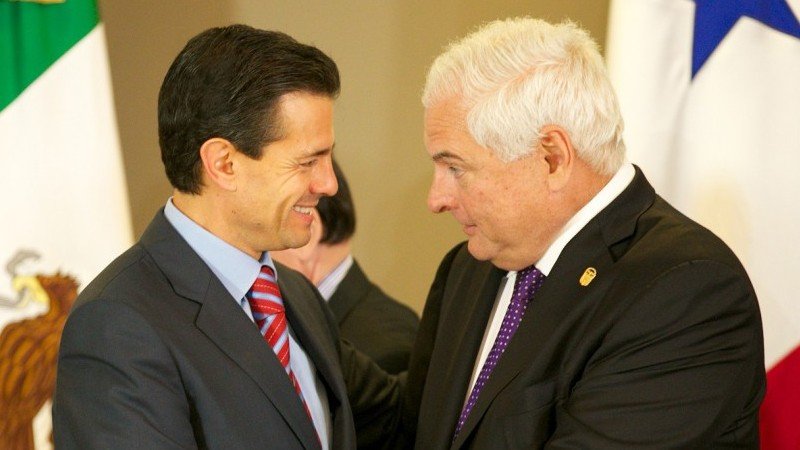 Ricardo Martinelli y Enrique Peña Nieto