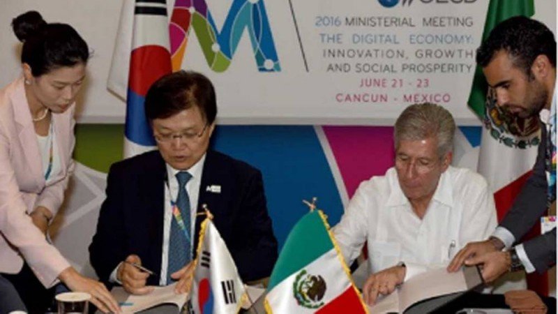 Acuerdo entre México y Corea del Sur