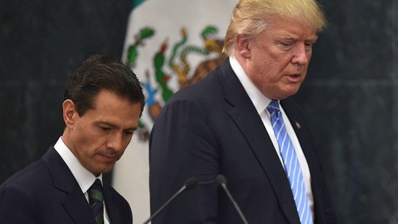 Enrique Peña Nieto y Donald Trump