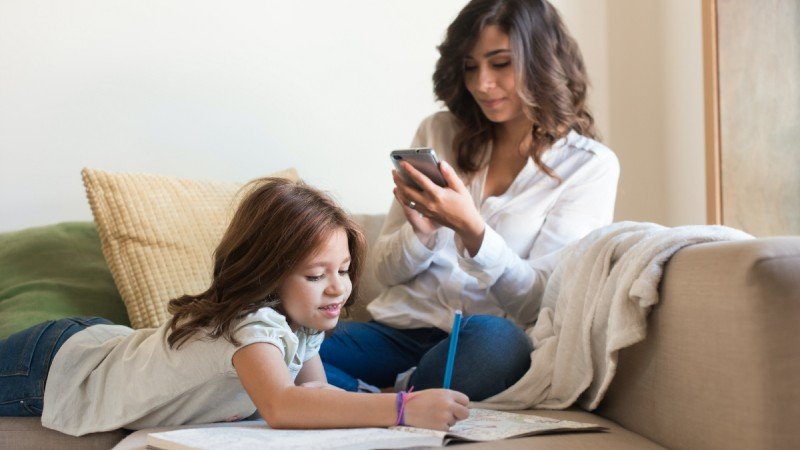 Mamá en redes sociales