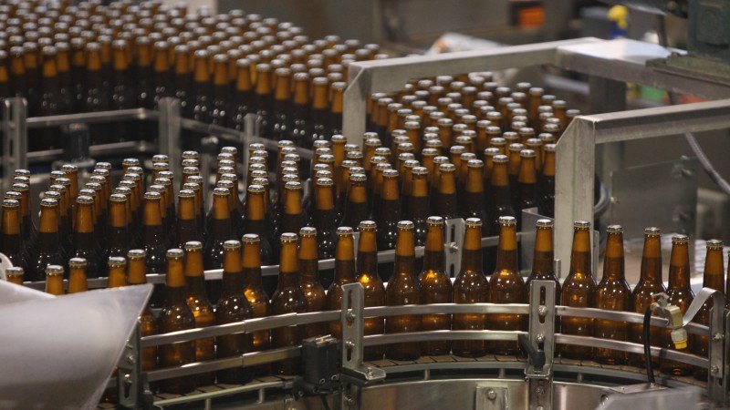 Planta de producción de cerveza