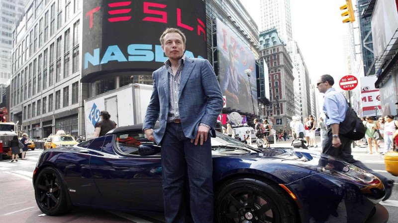 tesla wall street