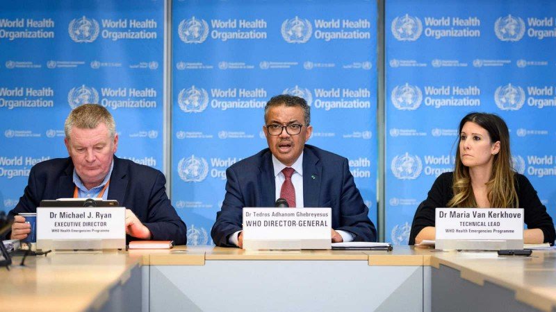 michael j. ryan, maria van kerkhove, tedros adhanom