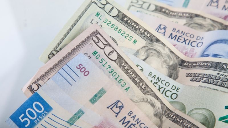 Peso mexicano frente a dólar