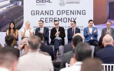 Diehl Aviation fortalece el sector aeroespacial en Querétaro con inversión de 918 MDP