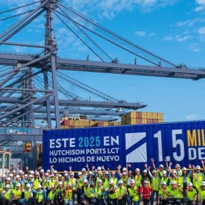 Hutchison Ports LCT consolida su liderazgo logístico con 1.5 millones de TEUs operados en 2025
