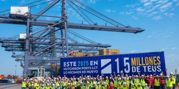 Hutchison Ports LCT consolida su liderazgo logístico con 1.5 millones de TEUs operados en 2025