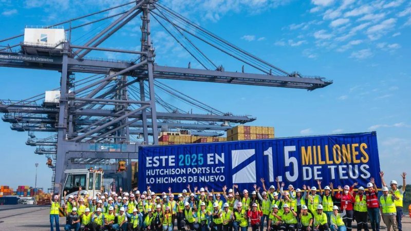 Hutchison Ports LCT consolida su liderazgo logístico con 1.5 millones de TEUs operados en 2025